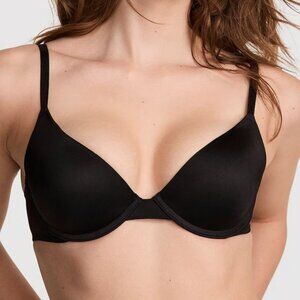 Victoria’s Secret Wear Everywhere Push Up Bra 32B Black Convertible